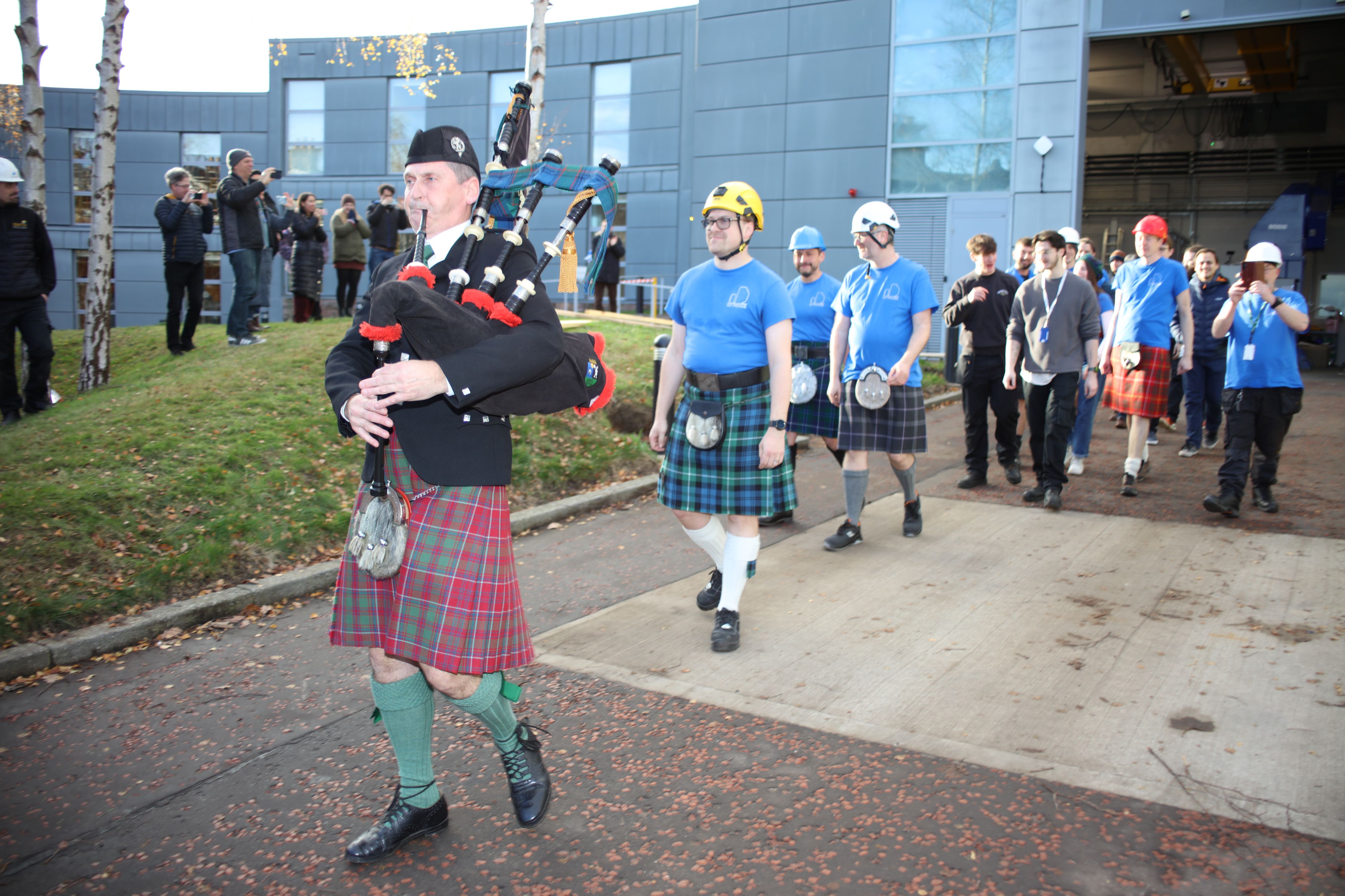 Piper (Kenny Campbell) leads the team as they say goodbye to MOONS.